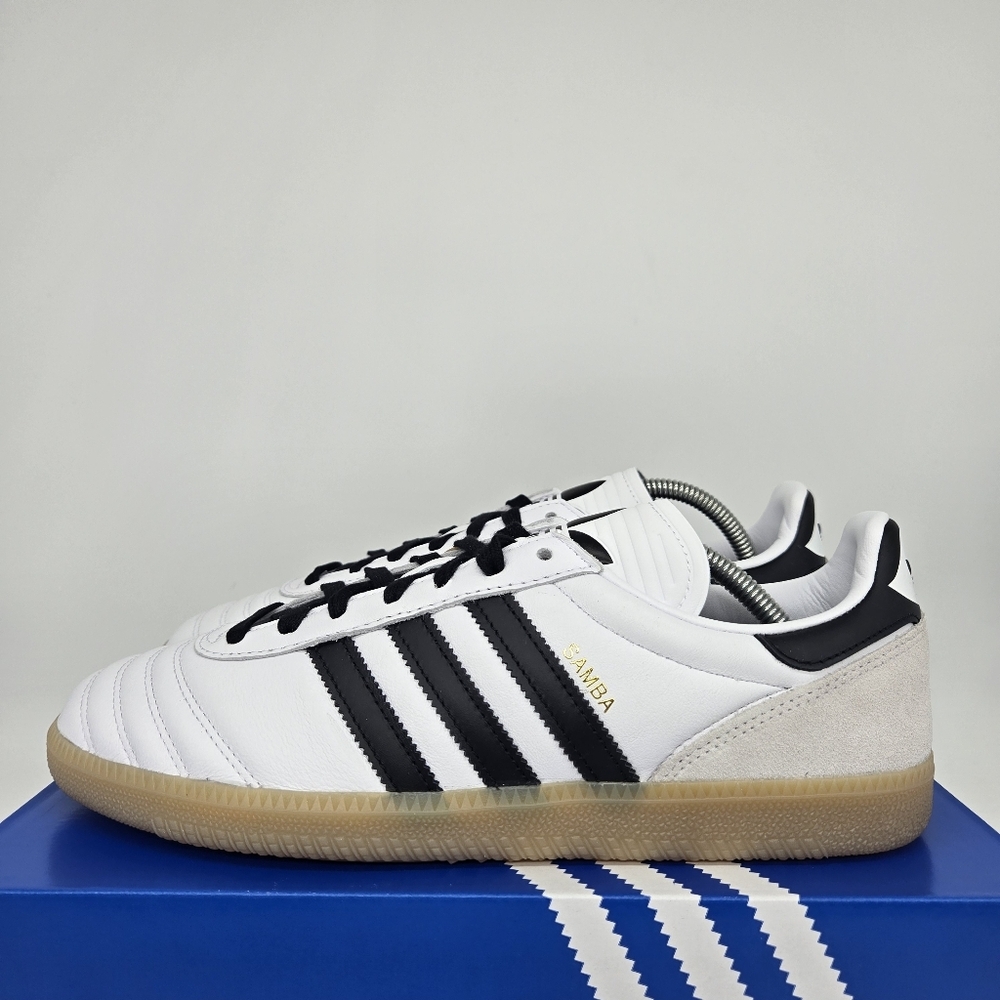 New adidas Samba JP Cloud White Black Gum Men's Shoes Size 10